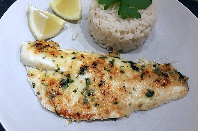 parmesan crusted sea bass