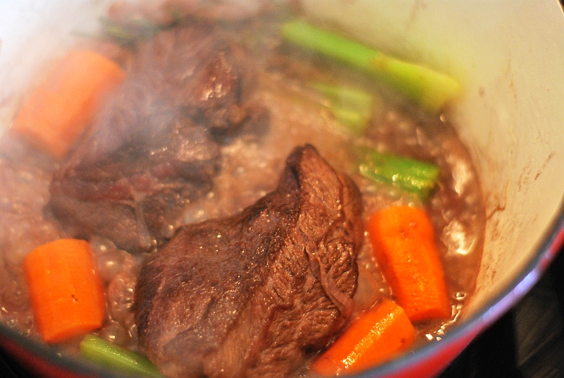 ox cheeks in red wine