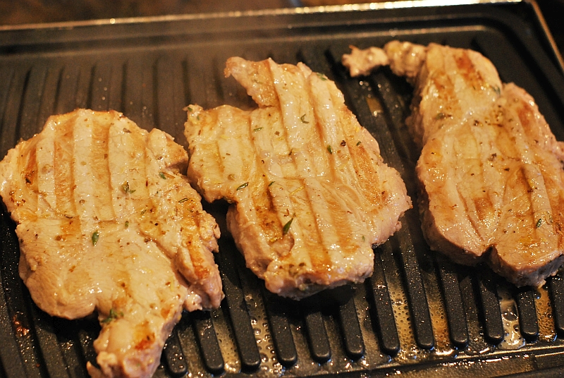 grilling pork