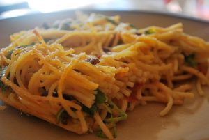 Spaghetti, Rockets And Sundried Tomatoes Pasta Bake – Dad In The Kitchen